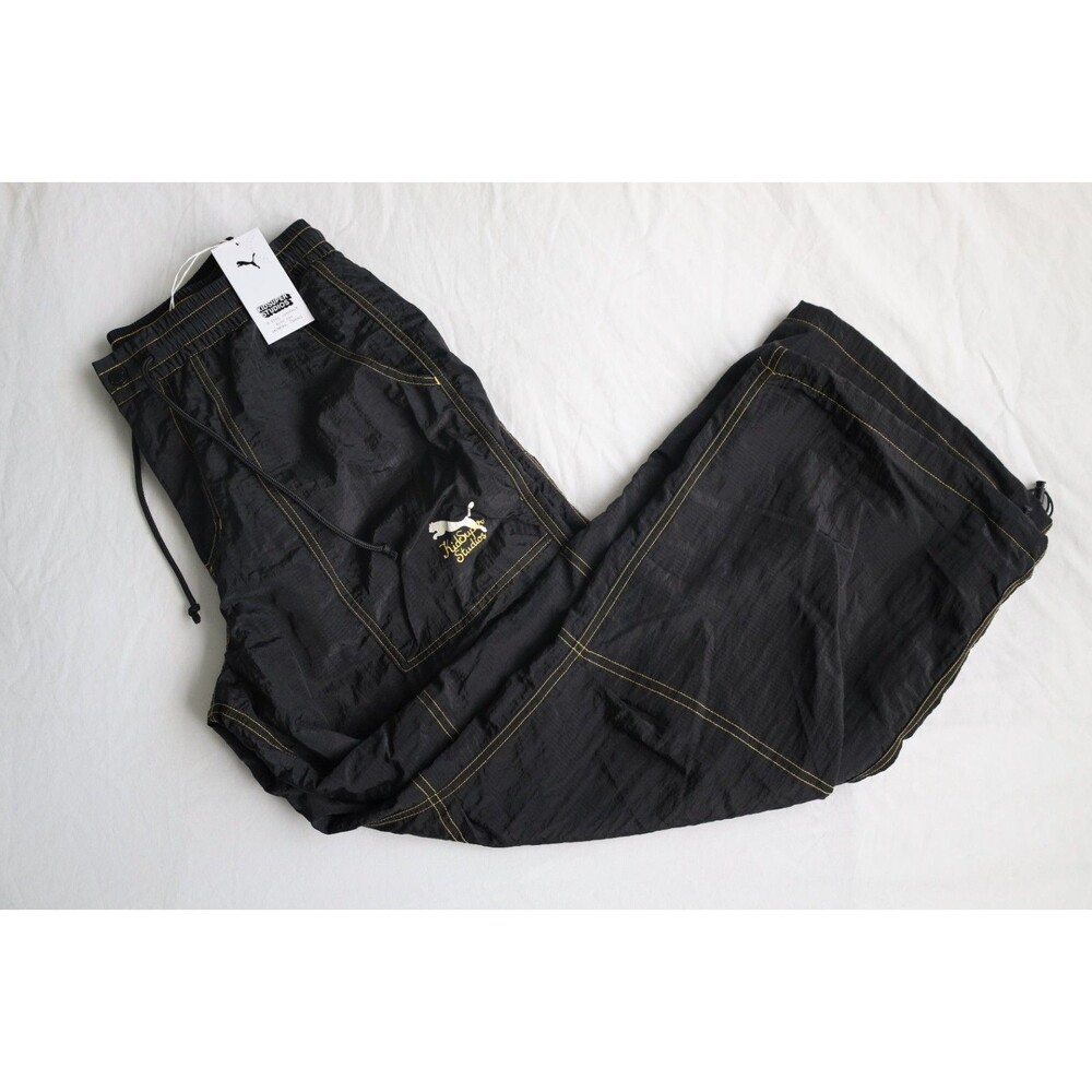 PUMA x KidSuper Studios Pants Men's M Black Ripstop Cargo 629515-01 NWT $150